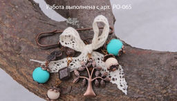 Zlatka Булавка для подвесок PO-065 6.5 см №03 под черный никель  фото 6