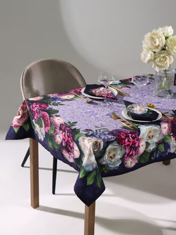 Набор кухонный «Этель. Цветочный этюд»: скатерть 110×150 см, салфетки 40×40 см, 4 шт., 100% хлопок
