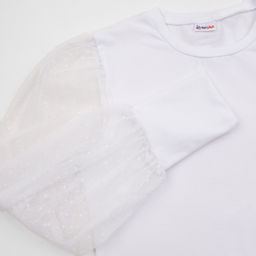 Блузка школьная кулирка с лайкрой 2020100101