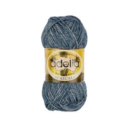 Пряжа ADELIA CASUAL 72% хлопок, 28% акрил 10 шт. х 50 г 130 м  6 м