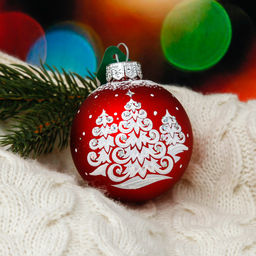 Ёлочный шар «Новогодний» d=6 см, без упаковки, МИКС