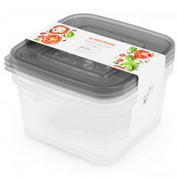 Цена за 2 шт. Набор для СВЧ 1л (3шт) М7476