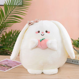 Мягкая игрушка Зайчик с персиком 35 см (арт. 3031/35) - Storyland фото 3