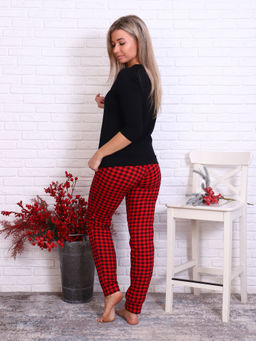 Костюм женский, модель 162, трикотаж (Олень Хо-хо-хо) - Ивановотекстиль фото 6