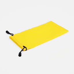 Цена за 20 шт. Футляр для очков на затяжке, ФАСОВКА 20 ШТ, 9 х 17.5 см, цвет жёлтый