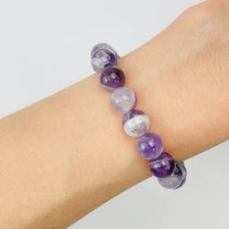 Браслет с камнем Аметист 19 см