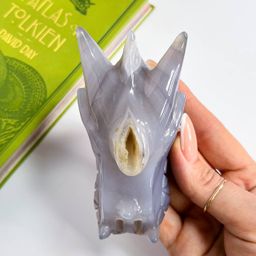 Дракон резной из Агата с жеодой - Радуга самоцветов фото 2