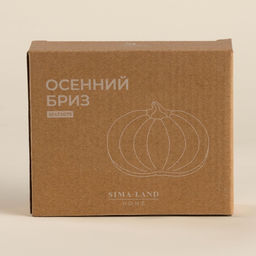 Тарелка SL Home «Осенний бриз», 13×11 см, доломит, белая