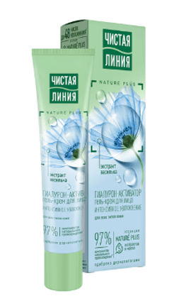 ЧИСТ.ЛИНИЯ д/лица крем-гель д/всех типов кожи 40мл