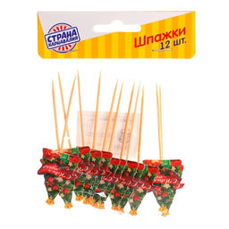 Шпажки С Новым Годом, ёлка, набор 12 шт. - Страна карнавалия фото 2