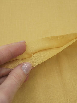 Муслин Премиум двухслойный гладкий цв.Винтажно-горчичный, ш.2.5м, хлопок-100%, 120гр/м.кв - Купава фото 6