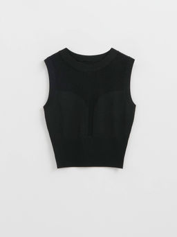 CONTE LDK 2321 Топ женский black - Conte elegant фото 7