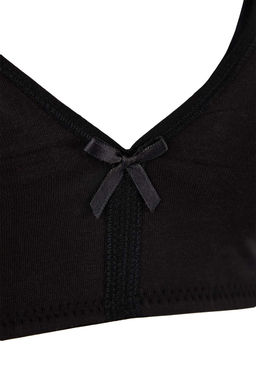 Siyah-Ekru 2li Pamuklu Emzirme Sutyeni Kaps?z Sutyen THMSS26SU00008