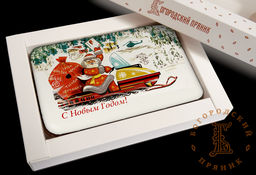 Сувенирные пряники (фотопечать) 170 гр. Новогодняя почта Повидло