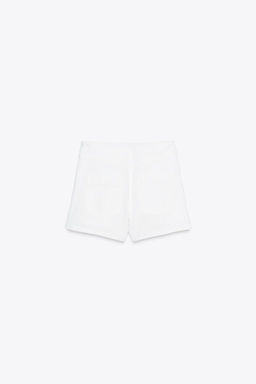 Z1975 MID-WAIST SHORTS WITH FRONT LOOP - Zara фото 4