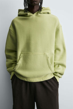 WASHED-EFFECT HOODIE