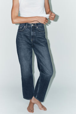 JEANS TRF MOM FIT TIRO ALTO / Marino - Zara фото 4