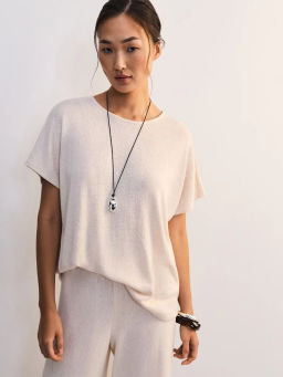 Футболка прямого кроя из вискозы ZR2605013420-60 / Zarina