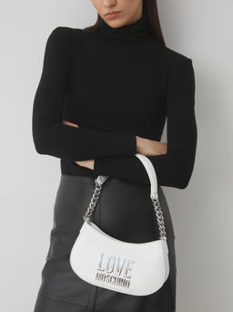 Женская сумка на плечо LOVE MOSCHINO PRISM Артикул 4459622, белый  фото 2