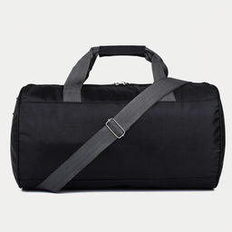 Сумка спортивная на молнии, длинный ремень, цвет чёрный/василёк - Simaland фото 3