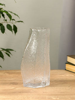 Ваза «Дженис», 25×12×8 см, стекло, прозрачная