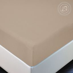Простыня на резинке Какао 200х200х20/1 шт. - 200х200х20 Трикотаж