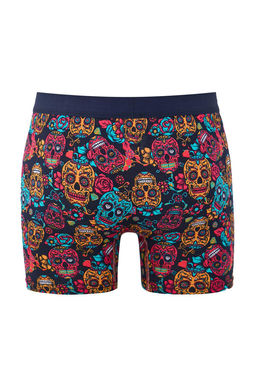 Siyah Desenli Pamuklu Likral? 3lu Boxer TMNAW26BX00000 - Trendyolmilla фото 17