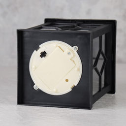 Светильник фонарь настольный 10х10х20 см / W672-19 /уп 48/ черный - Галеонтрейд фото 2