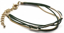 Браслет PR3289 зелен/золот