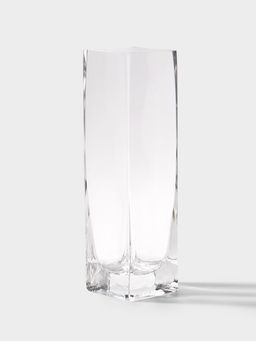Ваза стекло настольная "Орели" 22х6 см, прозрачный