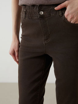 Slim Mom Kad?n Jean Pantolon