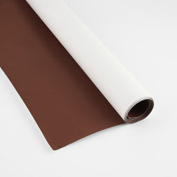 Искусственная кожа, с клеевой основой, 137×50 см, 0.5 мм, цвет коричневый