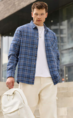 Рубашка F521-0460 grey - Fine joyce фото 2