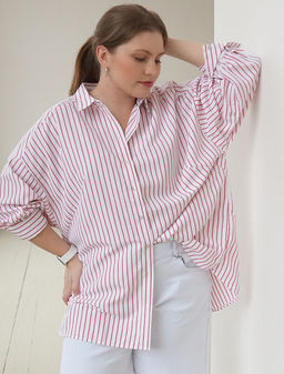 Свободная блузка с рукавами буфами - Vilatte фото 5