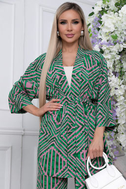 Костюм Зарина (зелено-розовый) К9004 - Lt collection фото 16