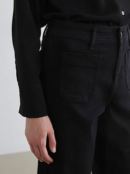 Wideleg Kad?n Jean Pantolon