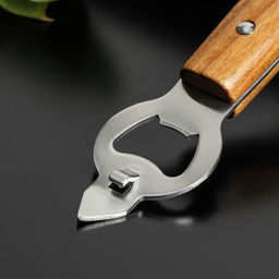 Нож консервный Доляна «Дровосек», нержавеющая сталь, цвет коричневый