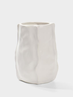 Ваза «Габино», 18.5×12 см, керамика, белая