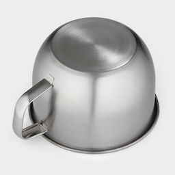Кружка с вакуумной крышкой, 1.3 л, d=15 см, нержавеющая сталь, серебристая