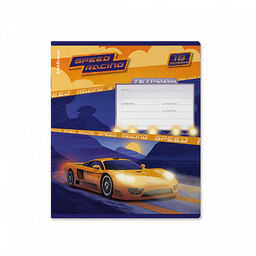 Цена за 10 шт. Тетрадь школьная ученическая ErichKrause Sport Car, 18 листов, линейка, выборочный УФ-лак (в плёнке по 10 шт.)_MIX-PACK  фото 4