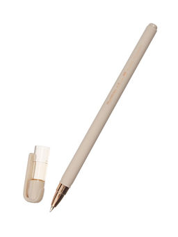 Цена за 4 шт. Ручка шариковая Bruno Visconti total beige, стержень синий, 0.5 мм, МИКС