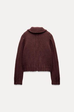 CHUNKY-KNIT CARDIGAN - Zara фото 6