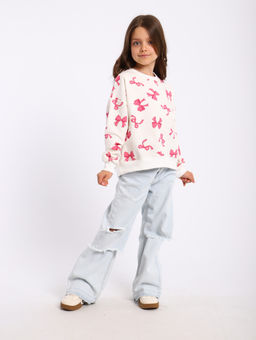 ДЖ063 Джемпер "Бант" (розовый)