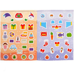 Книжка с наклейками Помощники Дедушки Мороза. Зимние игры и задания, 12 стр. - Буква-ленд фото 3