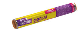 ТОВ.ЧИСТОВ фольга алюминиевая пищевая 0,29х8м 8мкм