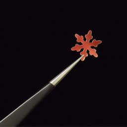 Цена за 2 шт. Пайетки для декора Снежок, цвет серебристый, медный - Qf фото 5