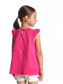 Футболка для девочки UD 1634 малиновый - Mini maxi фото 7