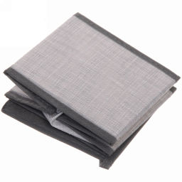 Цена за 3 шт. Короб - органайзер складной для хранения вещей "ЭФОЛТ", цвет пыльно - серый, 15*15*13см