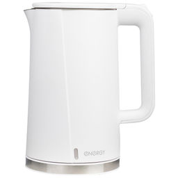 Чайник ENERGY E-208 (1,7 л) белый, двойной корпус 164148
