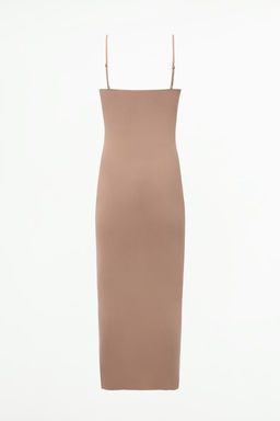 LONG POLYAMIDE DRESS - Zara фото 9